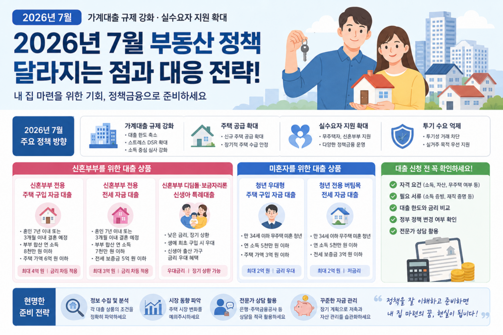 부동산 정책 변화 이슈