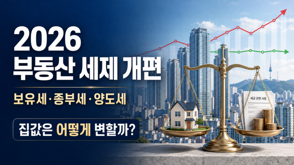 2026 부동산 세제 개편안