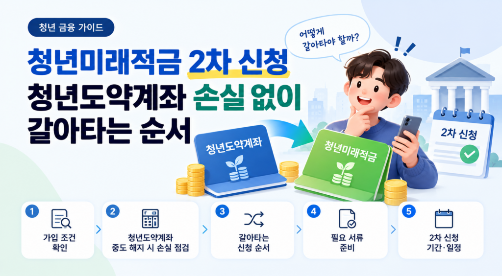 청년미래 적금 2차 신청